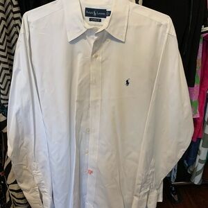 Ralph Lauren Men's Classic White Dress Shirt